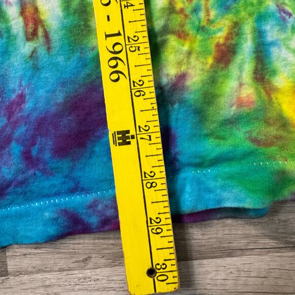 Vintage 80s Tie Dye Single Stitch T-Shirt Fruit of the Loom USA Made XX-Large - Picture 9 of 10